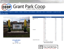 Tablet Screenshot of grantparkcoop.com